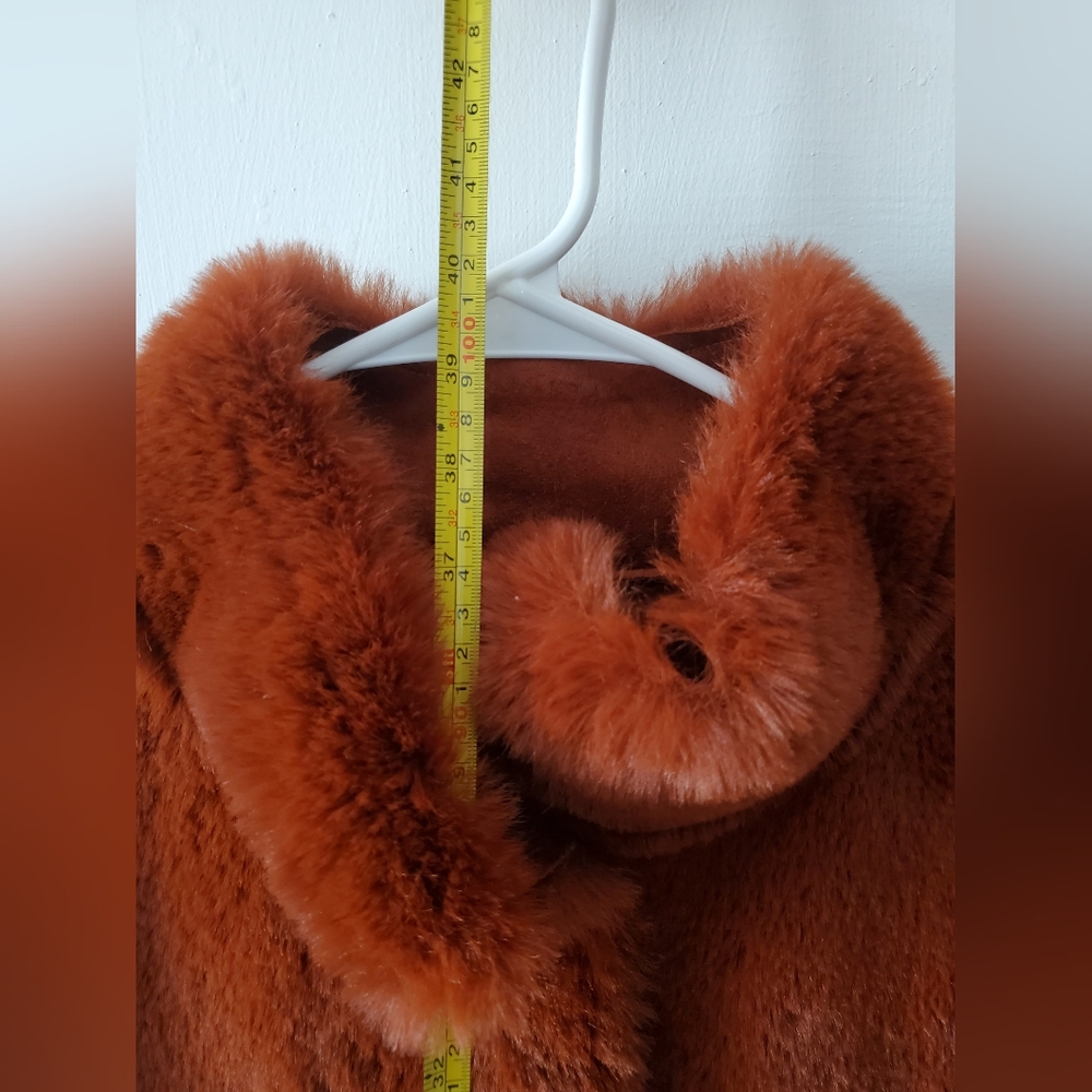 Velvet Mina Lux Faux Fur Reversible Coat - Picture 9 of 9